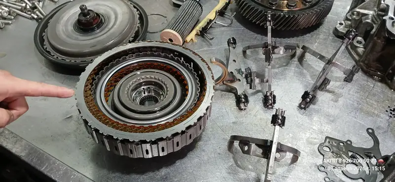 Сцепление DSG DQ500 при дефектовке